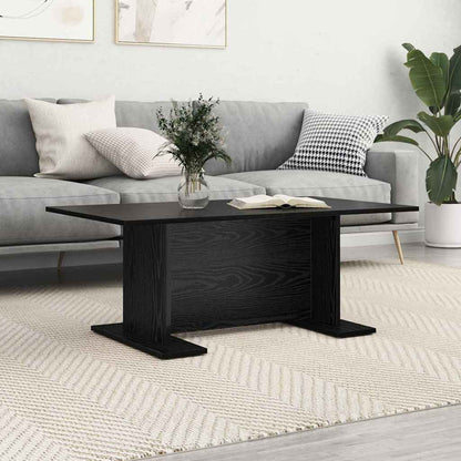 vidaXL Coffee Table Black oak 103.5 x 60 x 40 cm Engineered wood