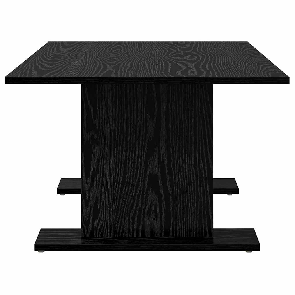 vidaXL Coffee Table Black oak 103.5 x 60 x 40 cm Engineered wood
