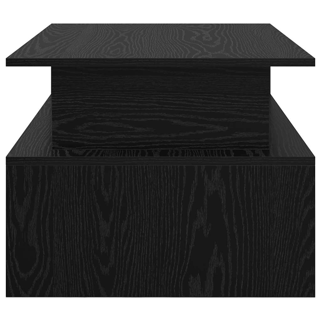 vidaXL Coffee Table Black Oak 90 x 55 x 42.5 cm Engineered Wood