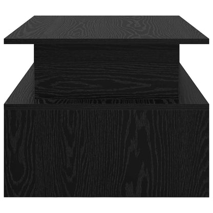 vidaXL Coffee Table Black Oak 90 x 55 x 42.5 cm Engineered Wood