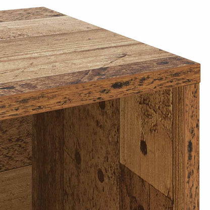 vidaXL Shoe Bench Old Wood 103 x 30 x 54.5 cm Engineered Wood