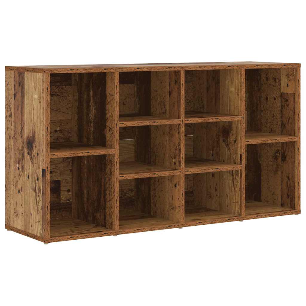 vidaXL Shoe Bench Old Wood 103 x 30 x 54.5 cm Engineered Wood