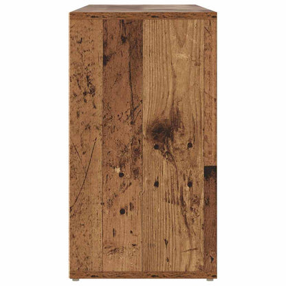vidaXL Shoe Bench Old Wood 103 x 30 x 54.5 cm Engineered Wood