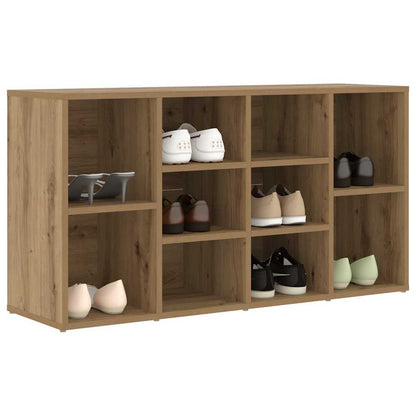 vidaXL Shoe Bench 103 x 30 x 54.5 cm Engineered Wood Artisan Oak
