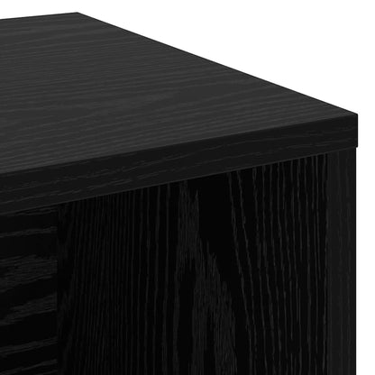 vidaXL Shoe Bench 103 x 30 x 54.5 cm Engineered Wood Black Oak