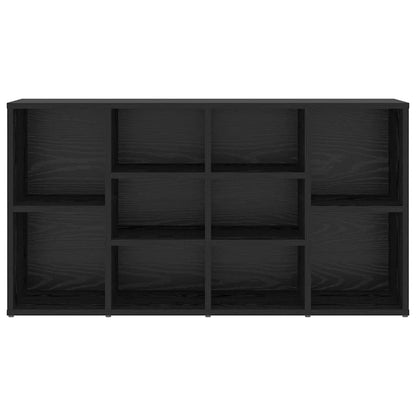 vidaXL Shoe Bench 103 x 30 x 54.5 cm Engineered Wood Black Oak