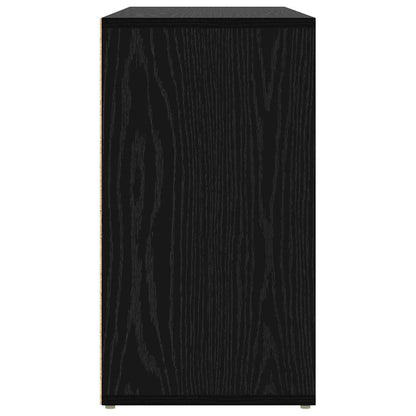 vidaXL Shoe Bench 103 x 30 x 54.5 cm Engineered Wood Black Oak