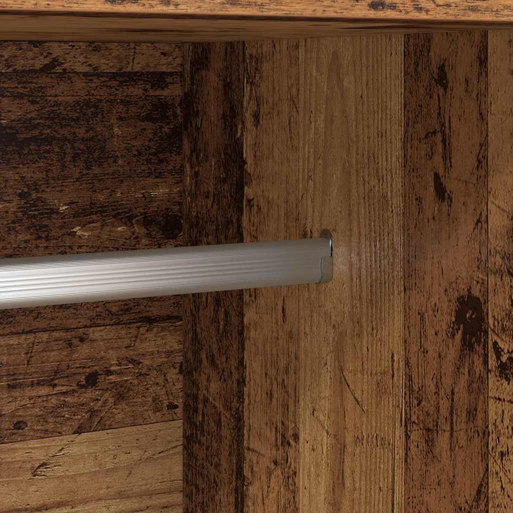vidaXL Wardrobe Old Wood 82.5 x 51.5 x 180 cm Engineered Wood