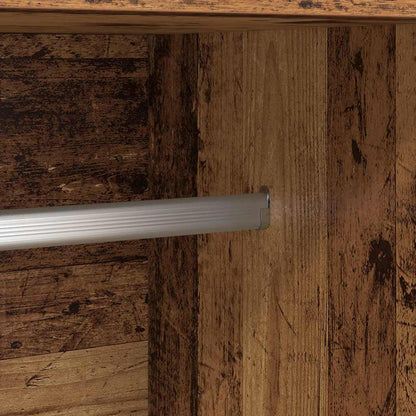 vidaXL Wardrobe Old Wood 82.5 x 51.5 x 180 cm Engineered Wood