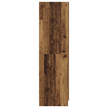 vidaXL Wardrobe Old Wood 82.5 x 51.5 x 180 cm Engineered Wood