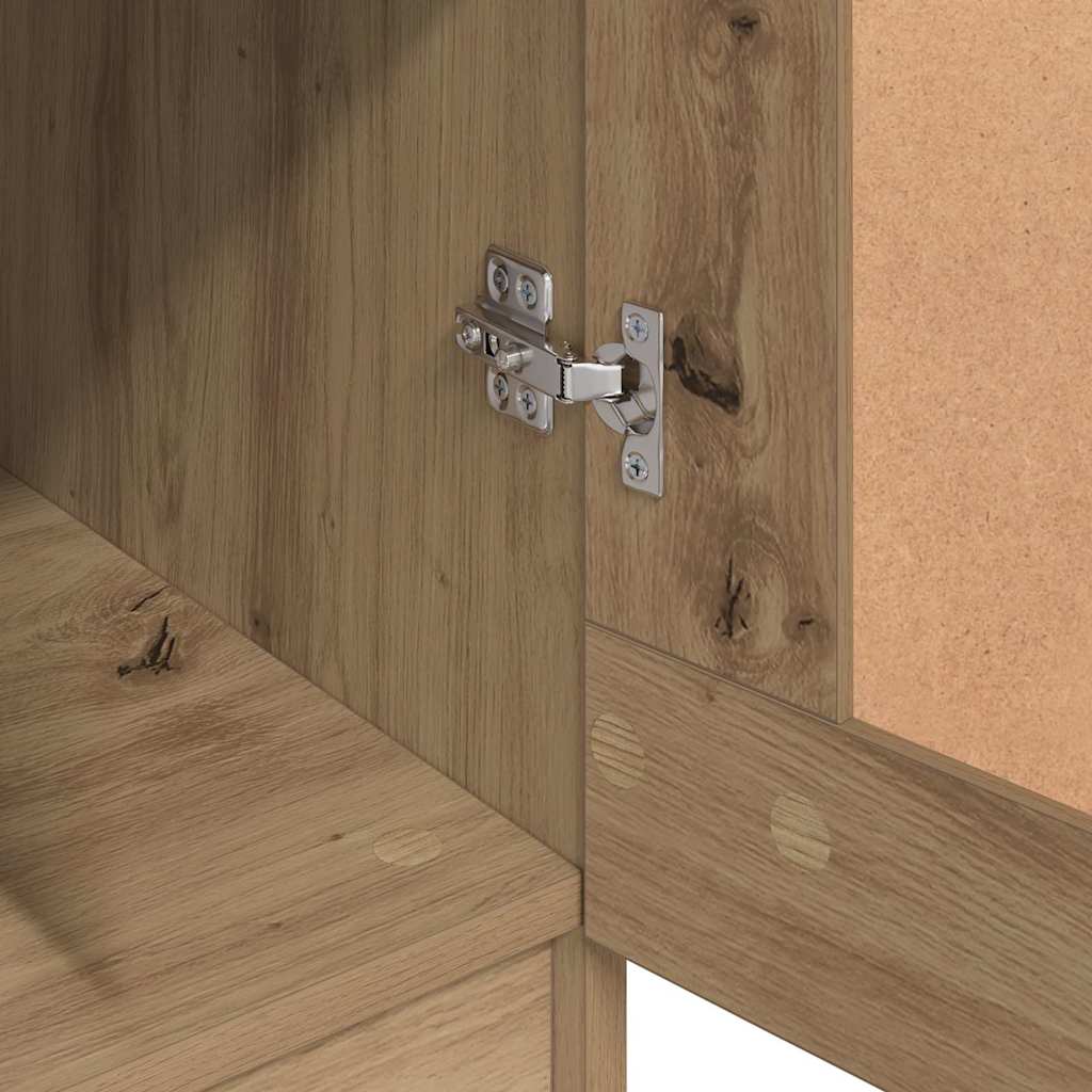 vidaXL Wardrobe Artisian Oak 82.5 x 51.5 x 180 cm Engineered Wood
