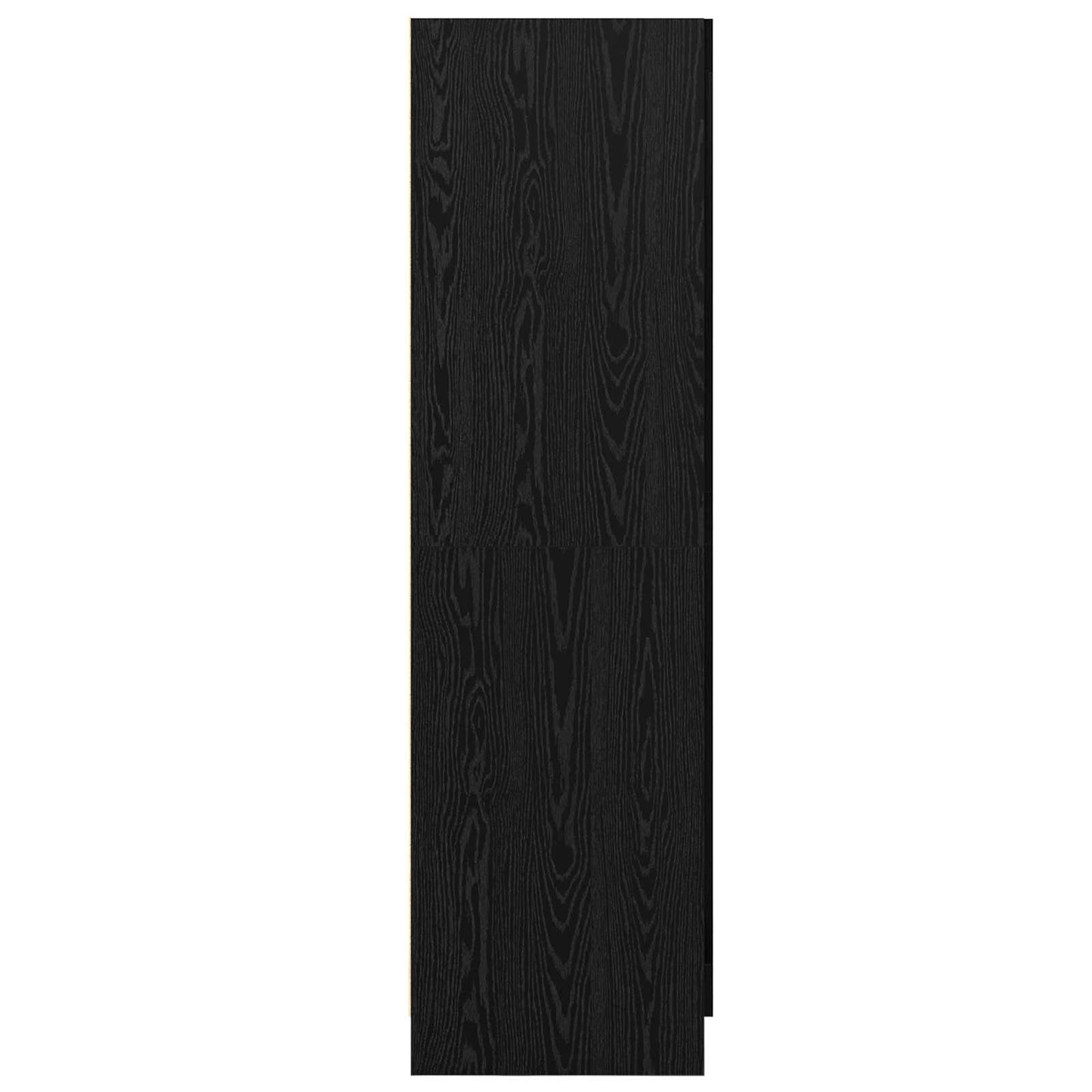 vidaXL Wardrobe Black Oak 82.5 x 51.5 x 180 cm Engineered Wood