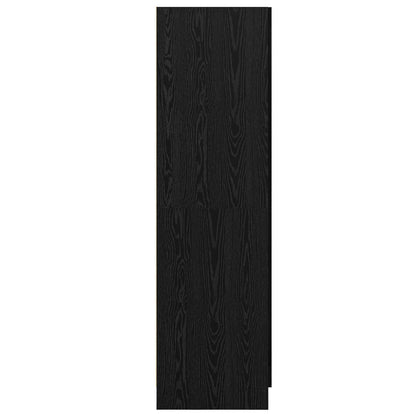 vidaXL Wardrobe Black Oak 82.5 x 51.5 x 180 cm Engineered Wood