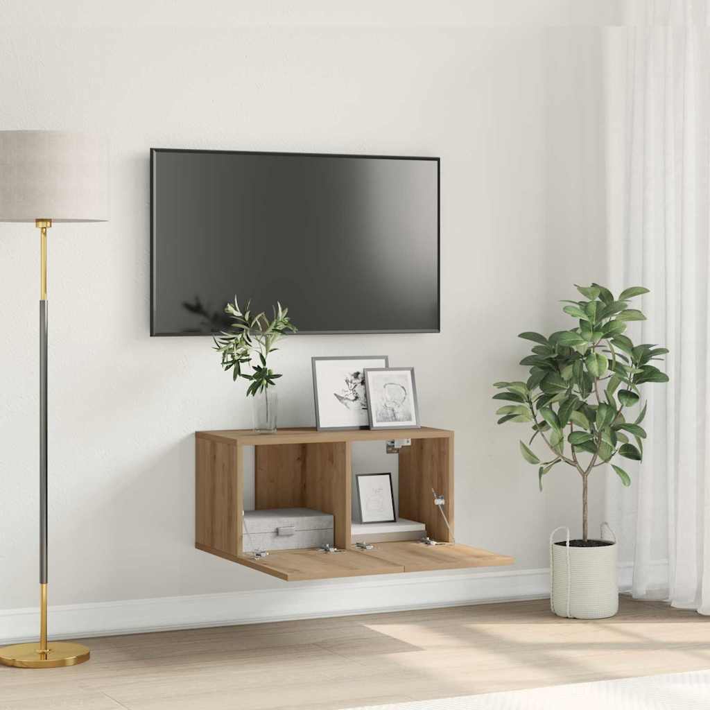 vidaXL TV Cabinet Set 60 x 30 x 30 cm Brown Engineered Wood