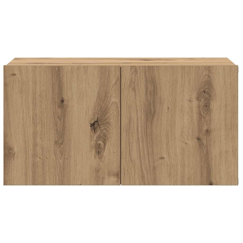 vidaXL TV Cabinet Set 3 pcs Brown Engineered Wood