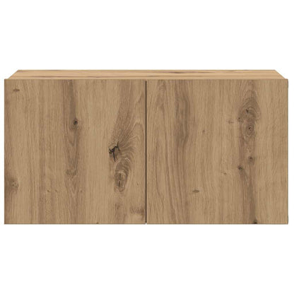 vidaXL TV Cabinet Set 3 pcs Brown Engineered Wood