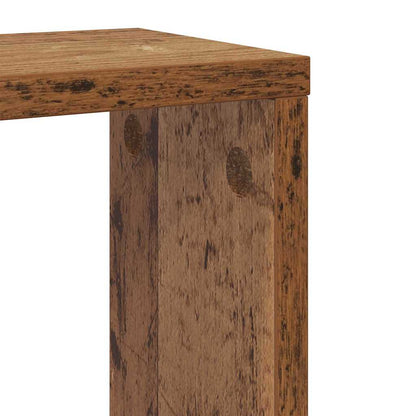 vidaXL Wall Shelves with Shelf Wall-mounted Old Wood Engineered Wood