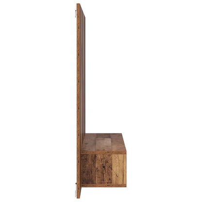 vidaXL TV Cabinet Set Old Wood 120 x 23.5 x 90 cm Engineered Wood
