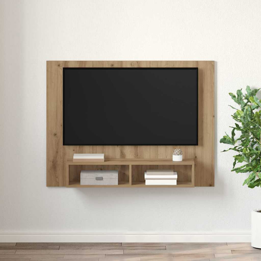 vidaXL TV Cabinet Set 120 x 23.5 x 90 cm Artisan Oak Engineered Wood