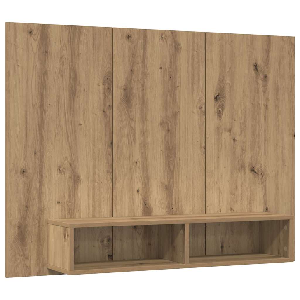 vidaXL TV Cabinet Set 120 x 23.5 x 90 cm Artisan Oak Engineered Wood