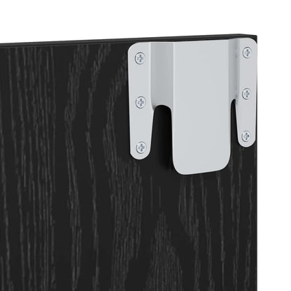 vidaXL TV Cabinet Set Black Oak 120 x 23.5 x 90 cm Engineered Wood