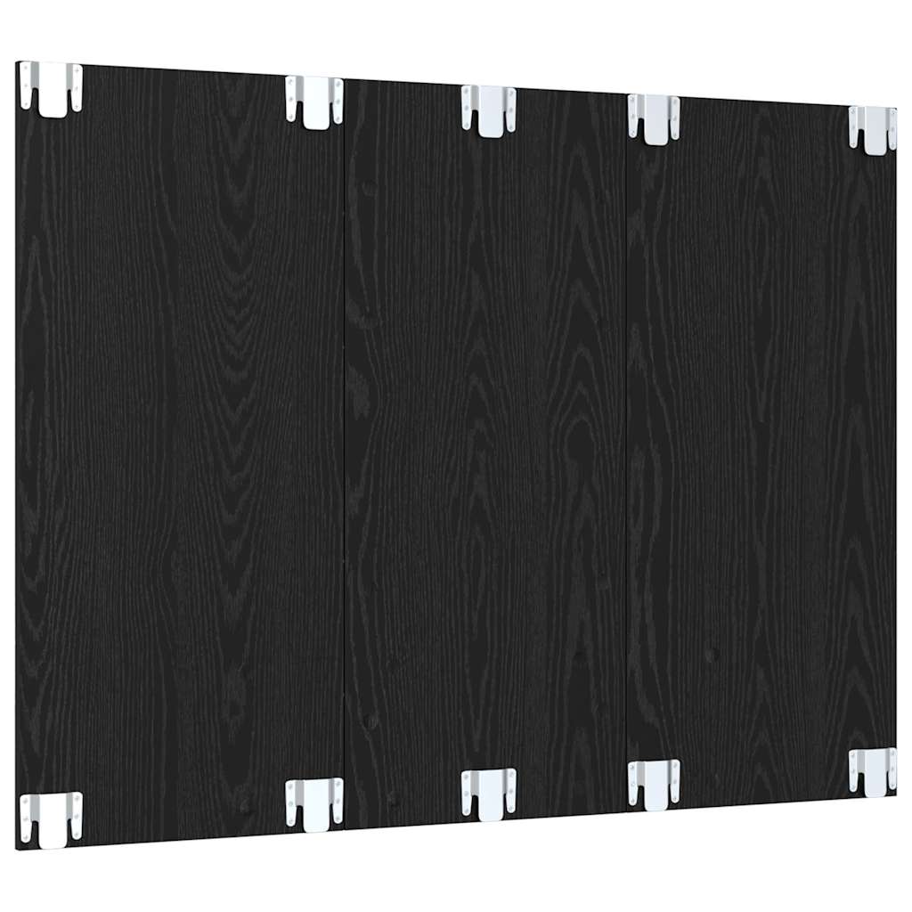 vidaXL TV Cabinet Set Black Oak 120 x 23.5 x 90 cm Engineered Wood
