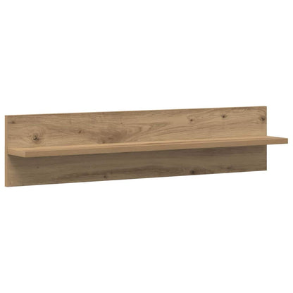 vidaXL Wall Shelf 2 pcs Artisan Oak 80 x 11.5 x 18 cm Engineered Wood