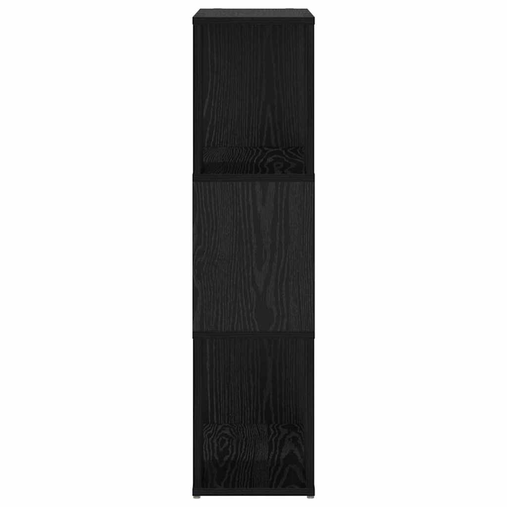 vidaXL TV Cabinet Set Black 60 x 24 x 94.5 cm Engineered Wood