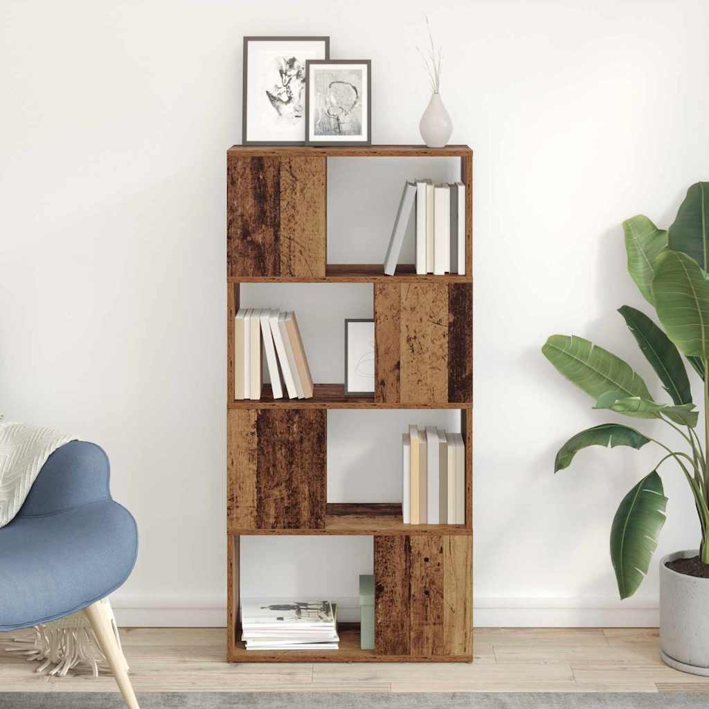 vidaXL TV Cabinet Set Brown 60 x 24 x 125.5 cm Engineered Wood
