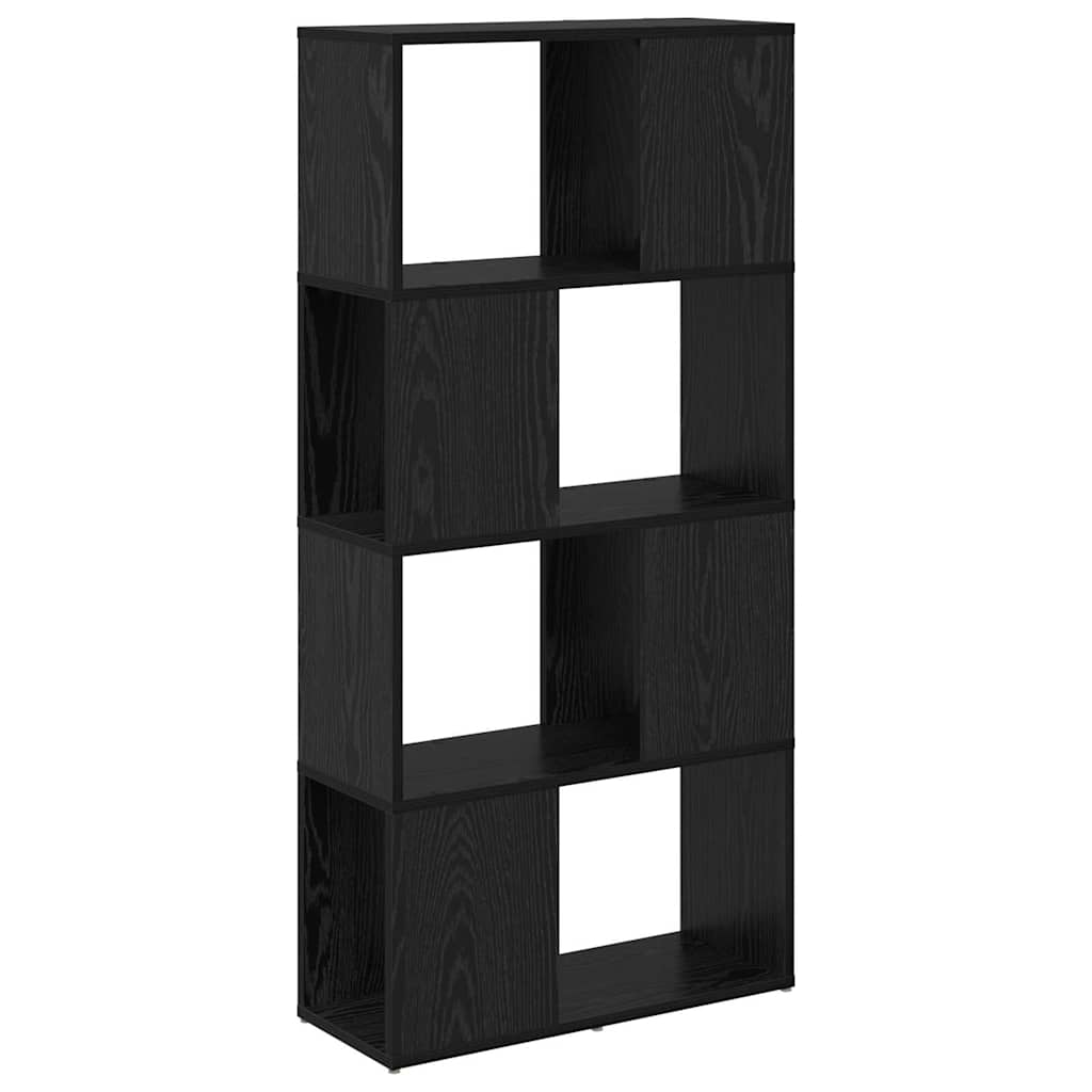 vidaXL TV Cabinet Set Black 60 x 24 x 125.5 cm Engineered Wood