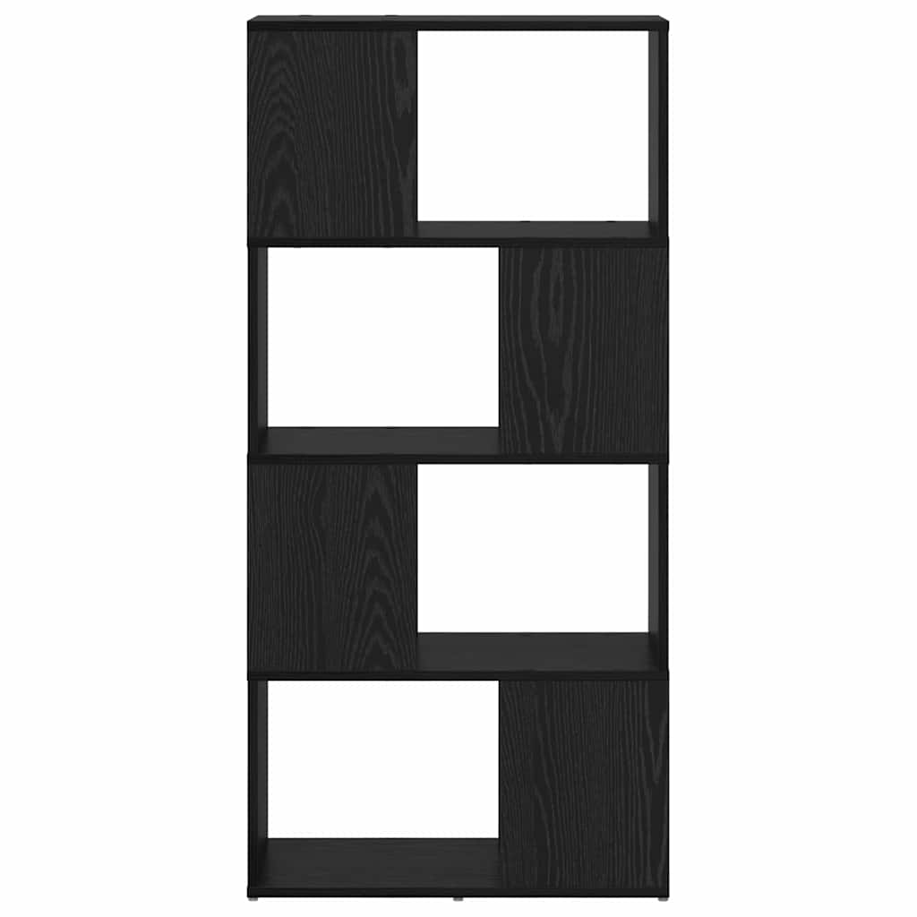 vidaXL TV Cabinet Set Black 60 x 24 x 125.5 cm Engineered Wood