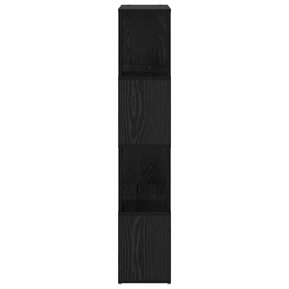 vidaXL TV Cabinet Set Black 60 x 24 x 125.5 cm Engineered Wood