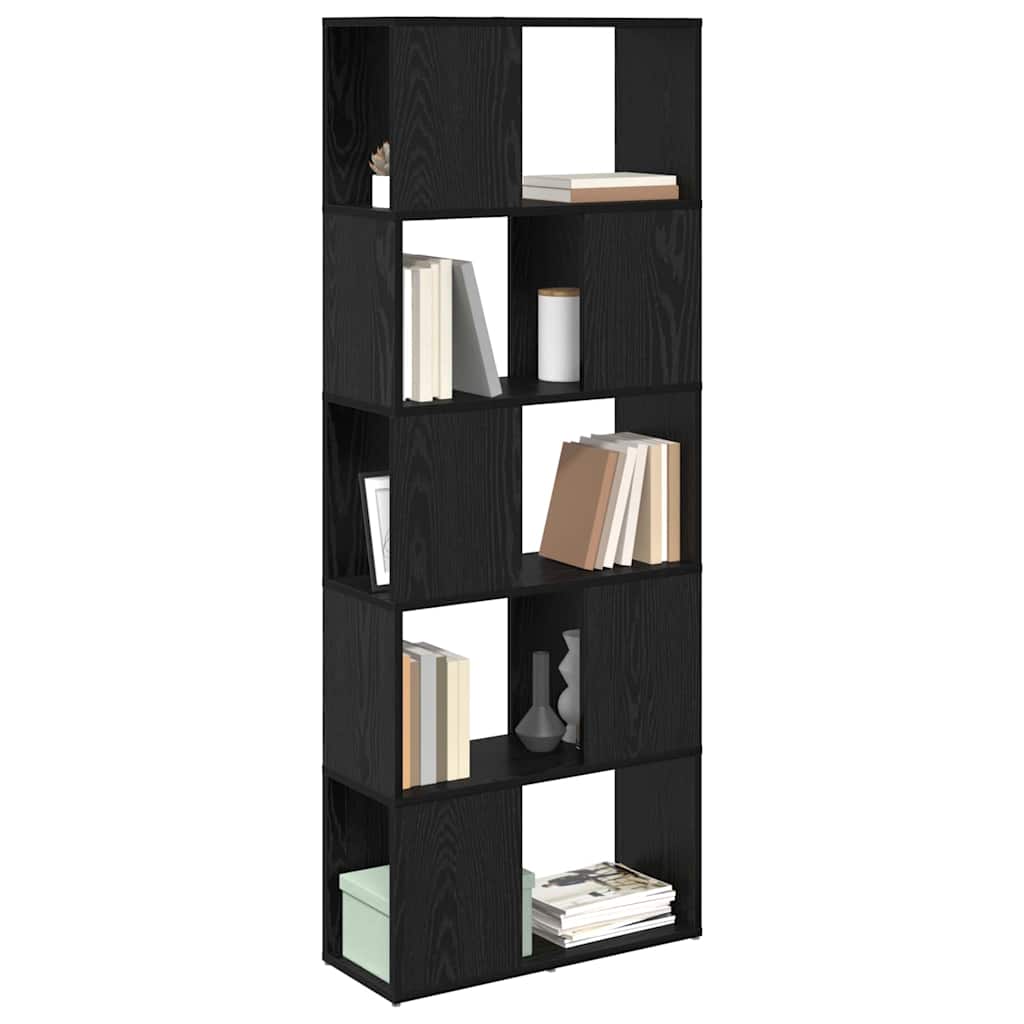 vidaXL TV Cabinet Set Black 60 x 24 x 156 cm Engineered Wood
