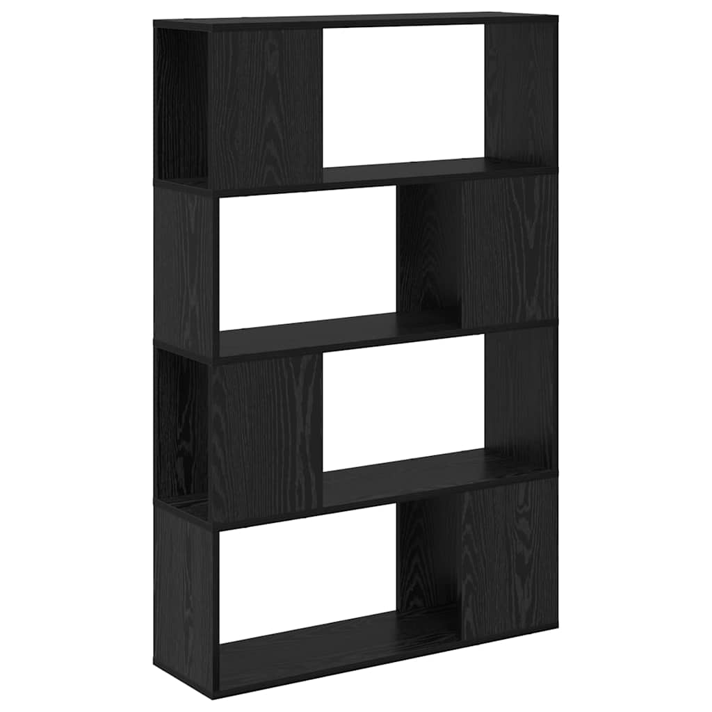 vidaXL TV Cabinet Set Black 80 x 24 x 125 cm Engineered Wood