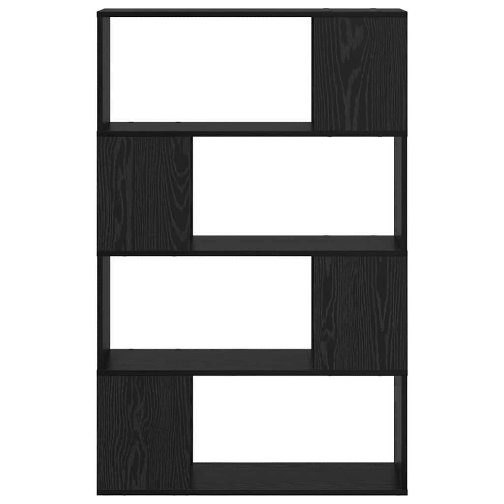 vidaXL TV Cabinet Set Black 80 x 24 x 125 cm Engineered Wood