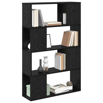 vidaXL TV Cabinet Set Black 80 x 24 x 125 cm Engineered Wood