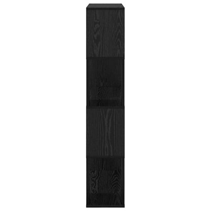 vidaXL TV Cabinet Set Black 80 x 24 x 125 cm Engineered Wood
