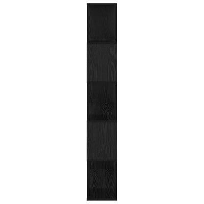 vidaXL TV Cabinet Set Black 80 x 24 x 156 cm Engineered Wood