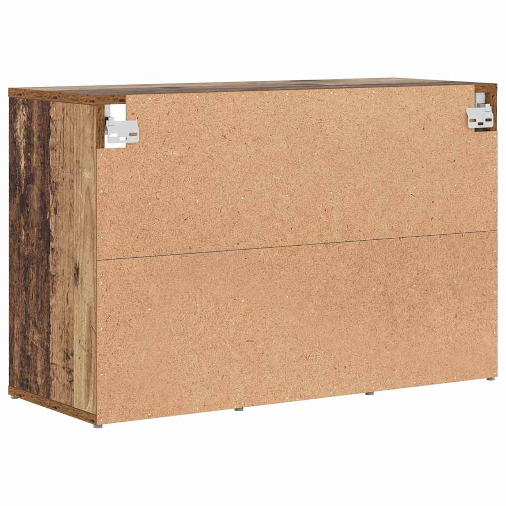 vidaXL Shoe Cabinet Old Wood 77.5 x 30 x 51 cm Engineered Wood
