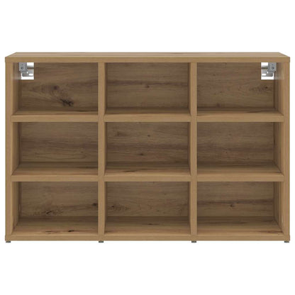 vidaXL Shoe Cabinet 77.5 x 30 x 51 cm Engineered Wood Artisan Oak
