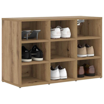 vidaXL Shoe Cabinet 77.5 x 30 x 51 cm Engineered Wood Artisan Oak
