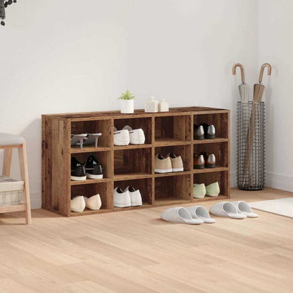 vidaXL Shoe Cabinet Old Wood 103 x 30 x 51 cm Engineered Wood