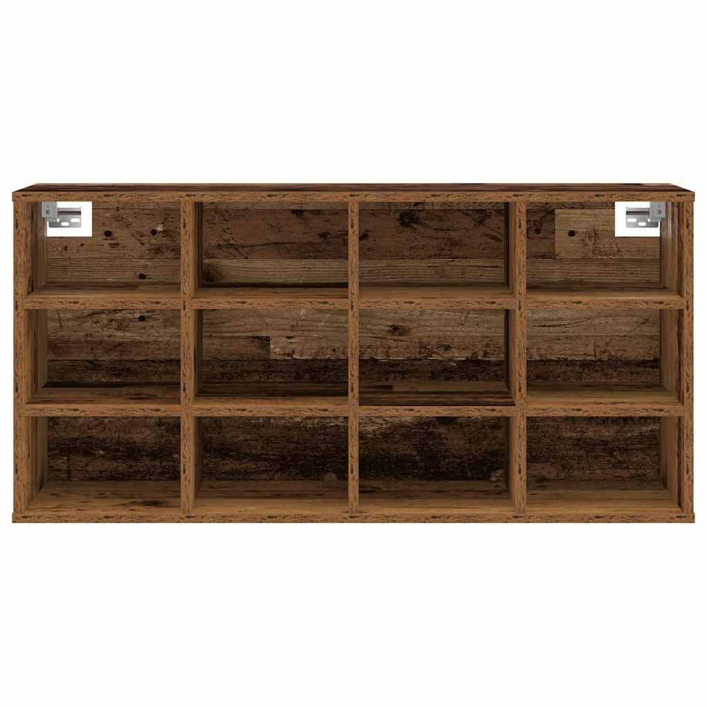 vidaXL Shoe Cabinet Old Wood 103 x 30 x 51 cm Engineered Wood