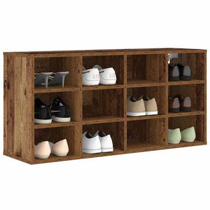 vidaXL Shoe Cabinet Old Wood 103 x 30 x 51 cm Engineered Wood