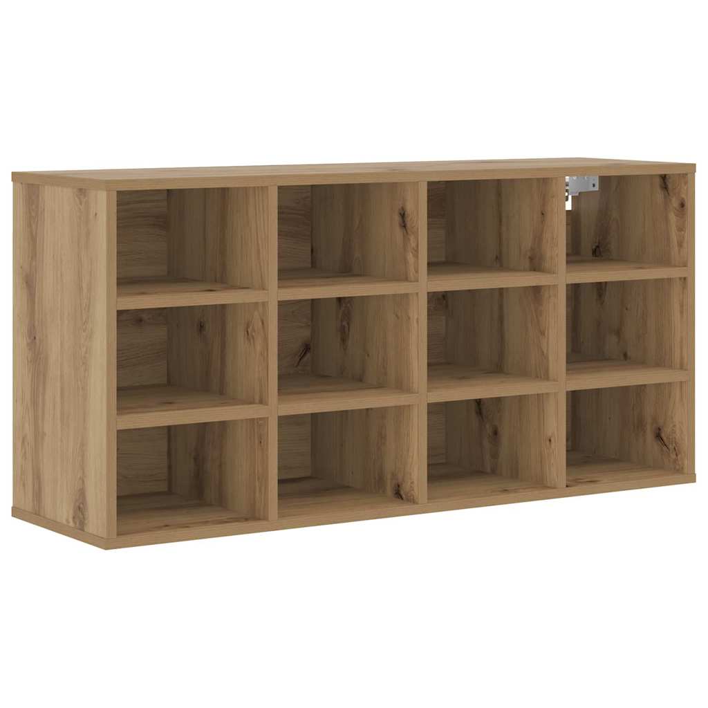 vidaXL Shoe Cabinet 103 x 30 x 51 cm Engineered Wood Artisan Oak