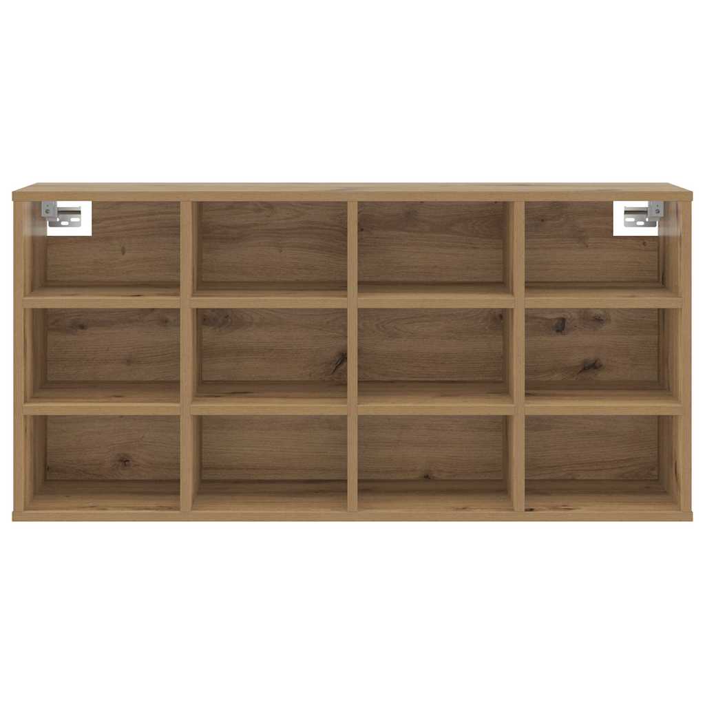 vidaXL Shoe Cabinet 103 x 30 x 51 cm Engineered Wood Artisan Oak