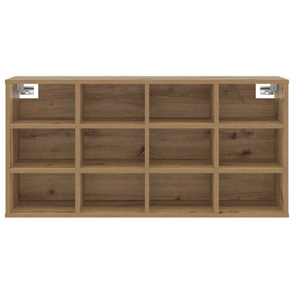vidaXL Shoe Cabinet 103 x 30 x 51 cm Engineered Wood Artisan Oak