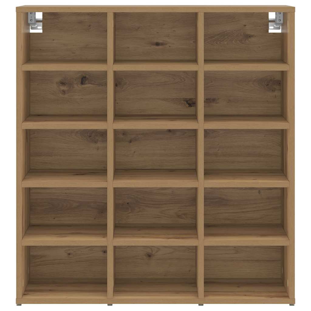 vidaXL Shoe Cabinet 77.5 x 30 x 83.5 cm Engineered Wood Artisan Oak