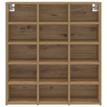 vidaXL Shoe Cabinet 77.5 x 30 x 83.5 cm Engineered Wood Artisan Oak