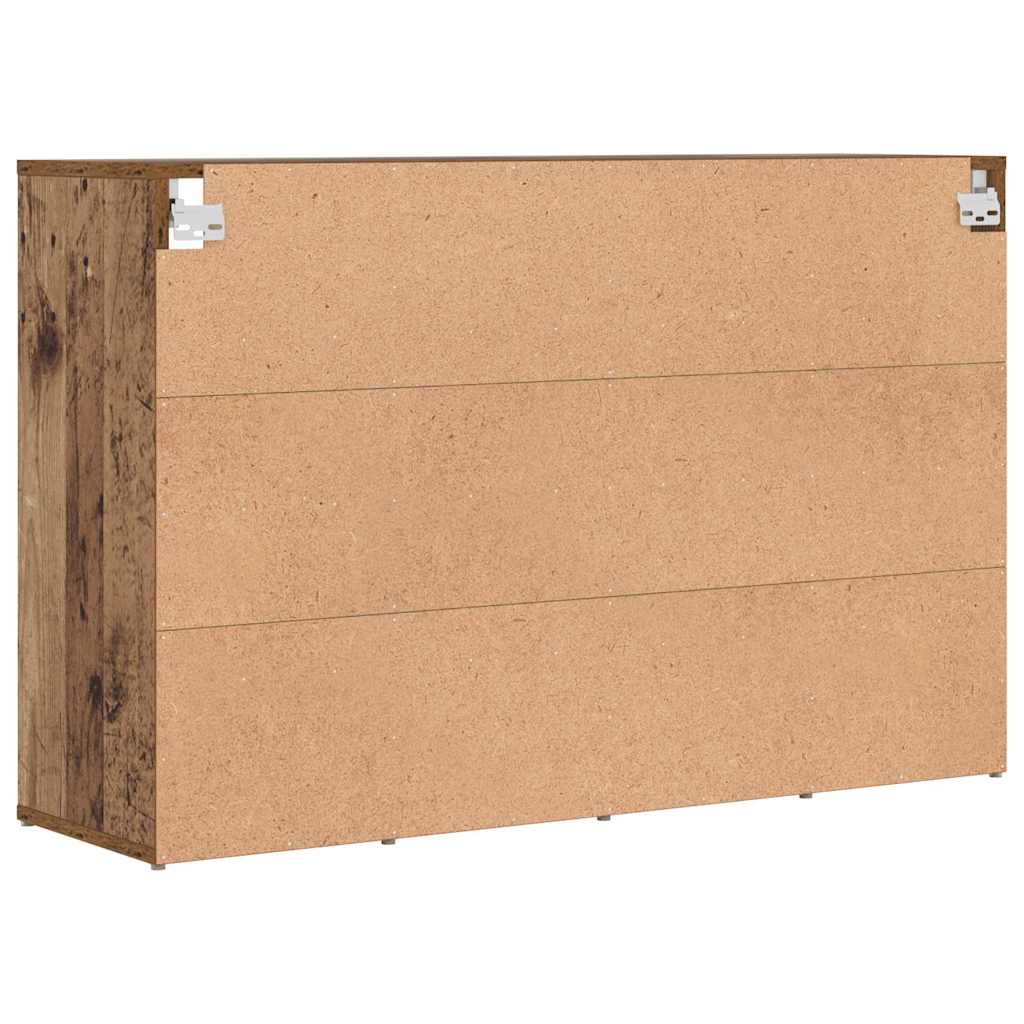 vidaXL Shoe Cabinet Old Wood 103 x 30 x 67 cm Engineered Wood